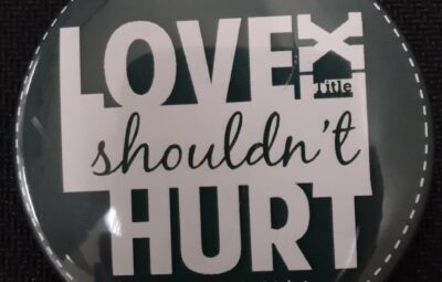 Title IX Love Shouldn't Hurt Pin