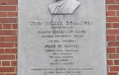 Plaque for John Tucker