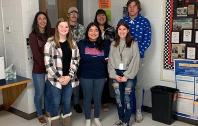 Members of SPJ at a High School