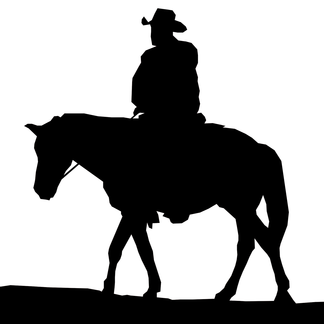 Cowboy Silhouette