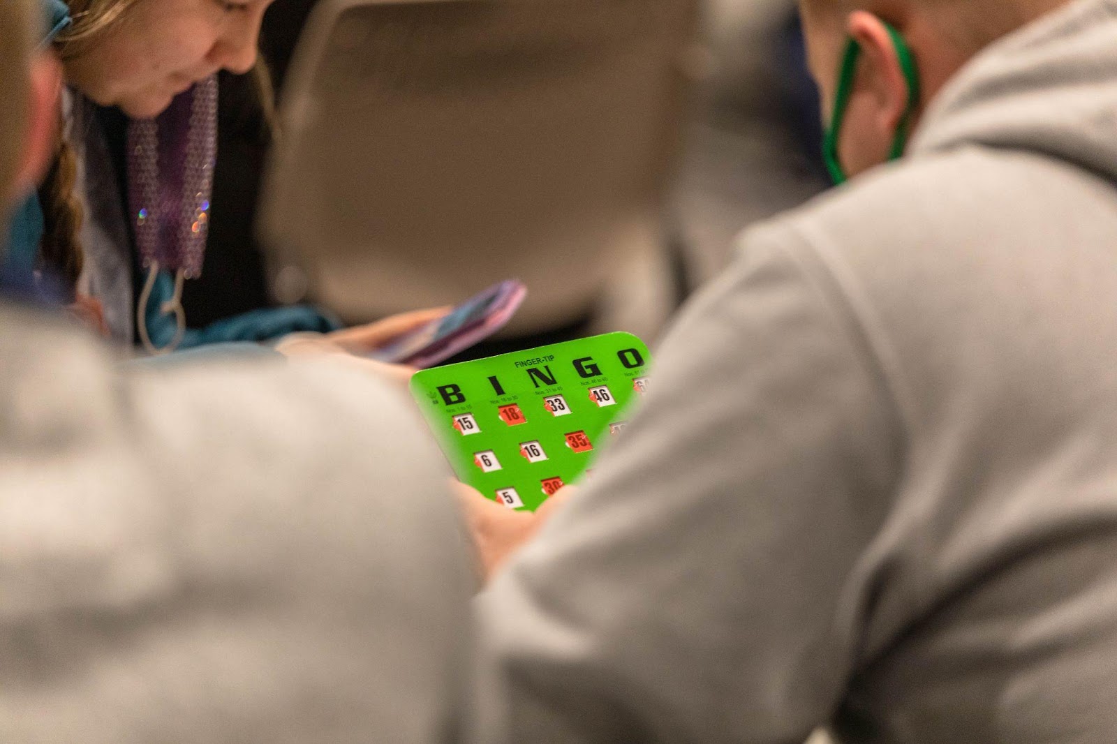Playing Bingo at the Student Union