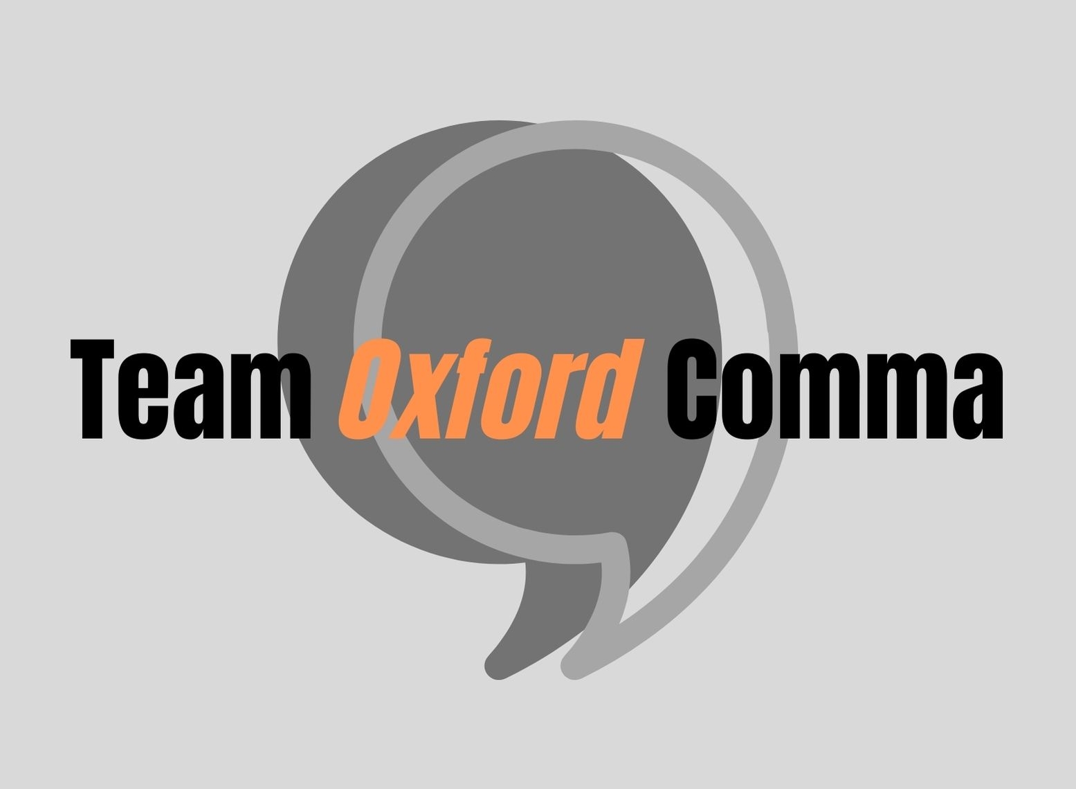 Team Oxford Comma Infographic