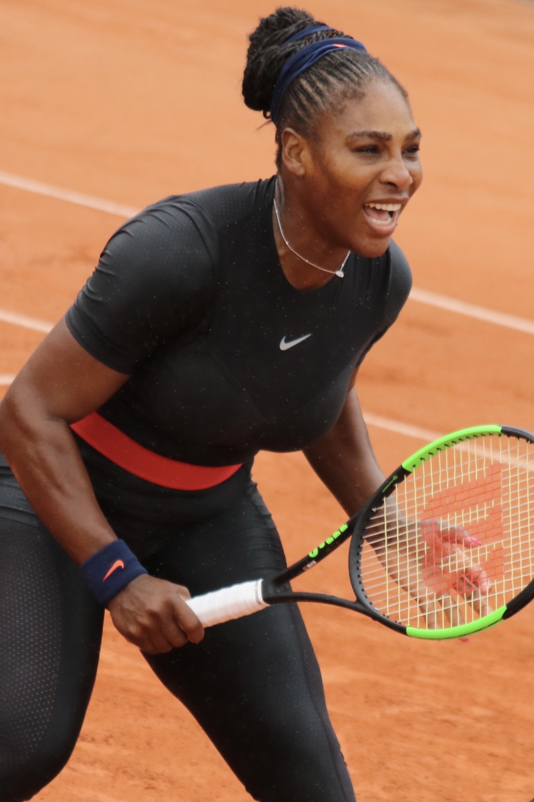 Serena Williams Wearing a Full Body Suit at the 2018 French Open