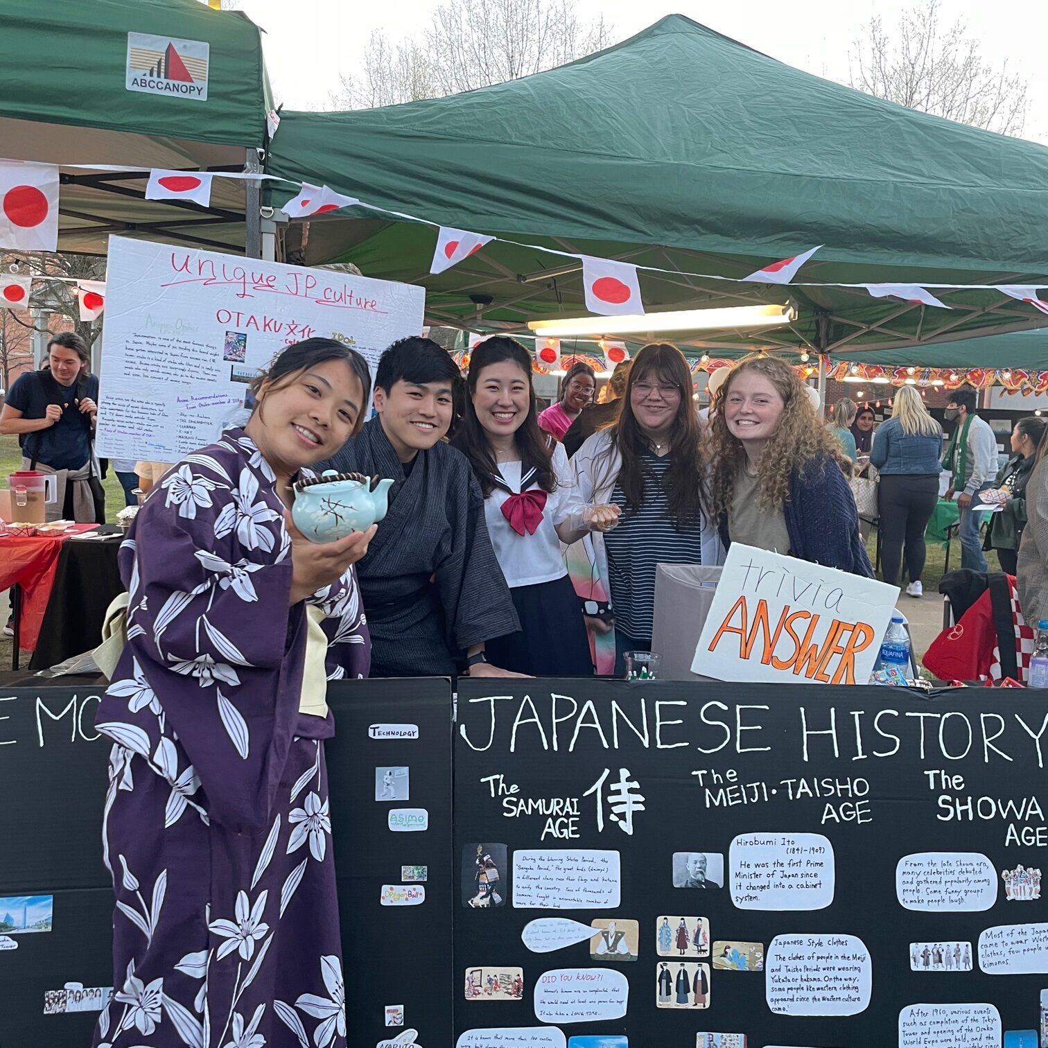 Japanese Table at Light the Night