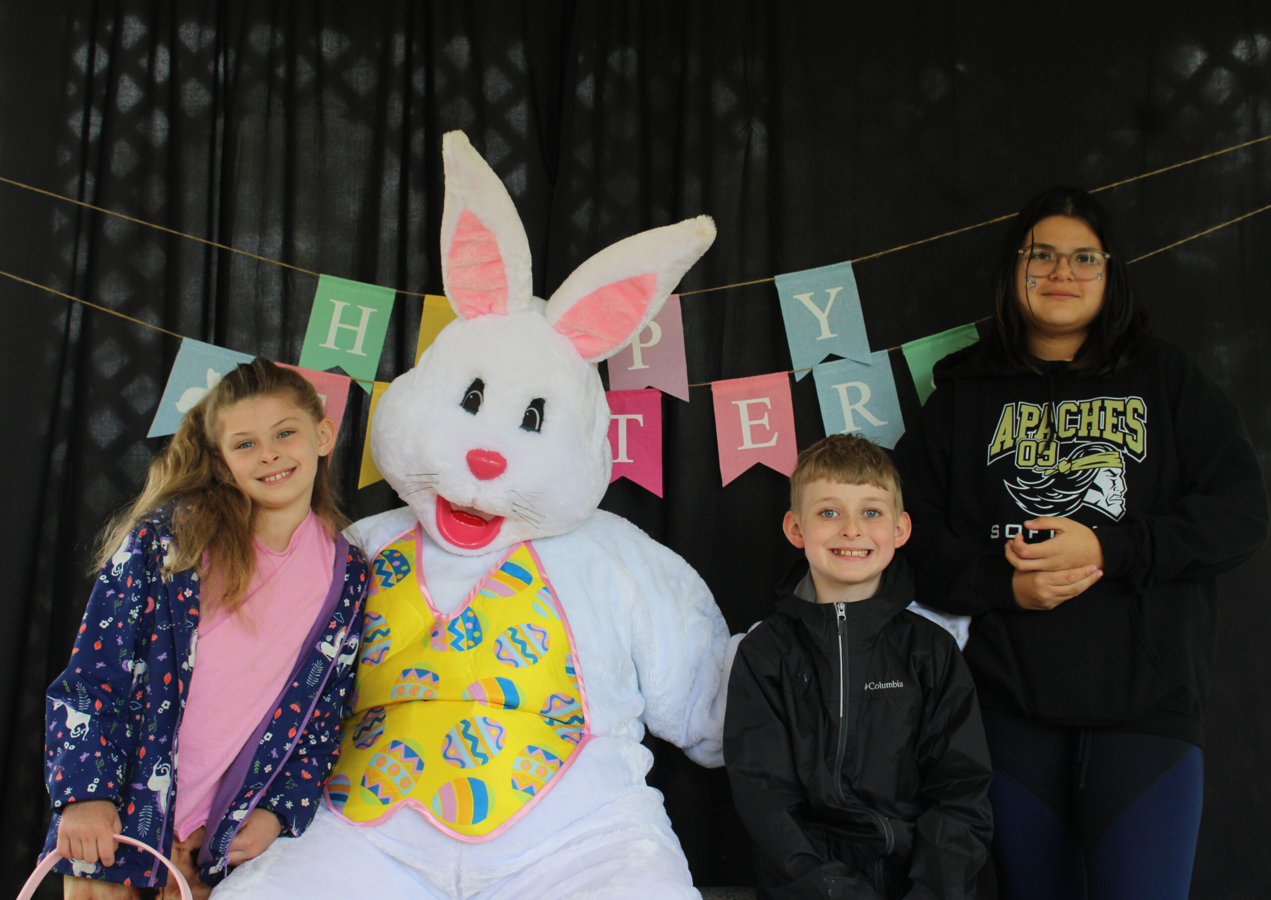Easter Bunny With Children