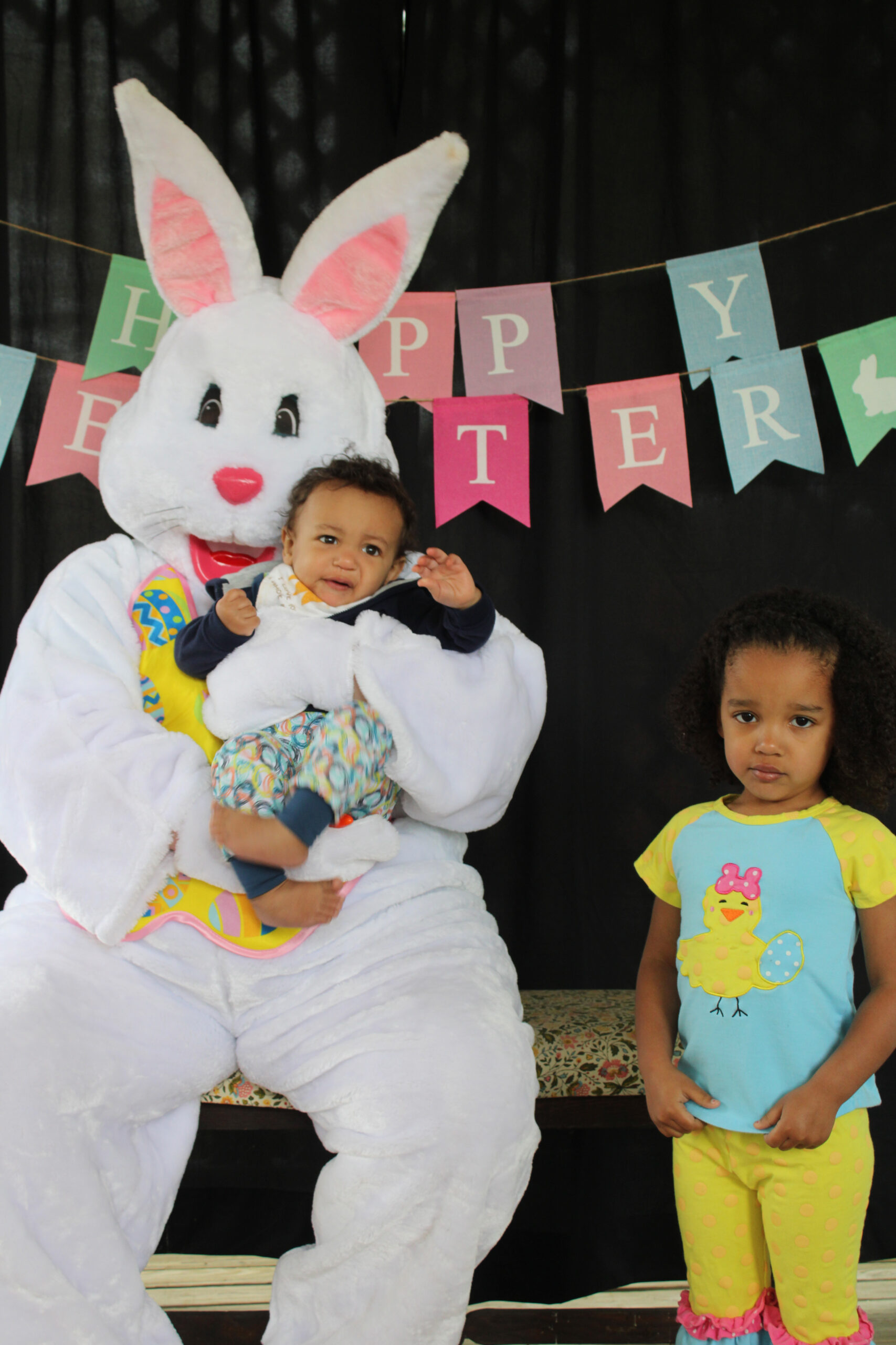Easter Bunny With Children