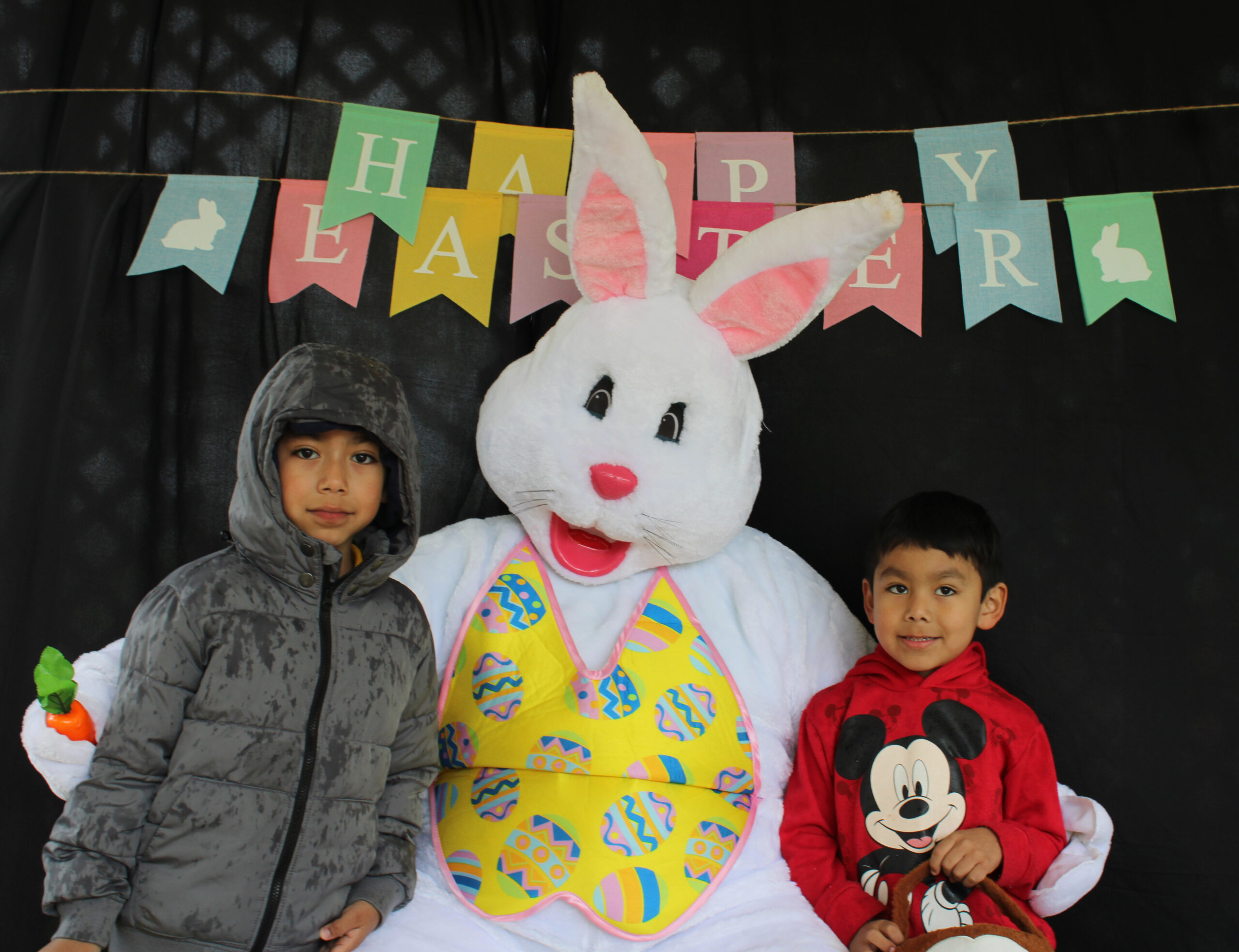Easter Bunny With Children