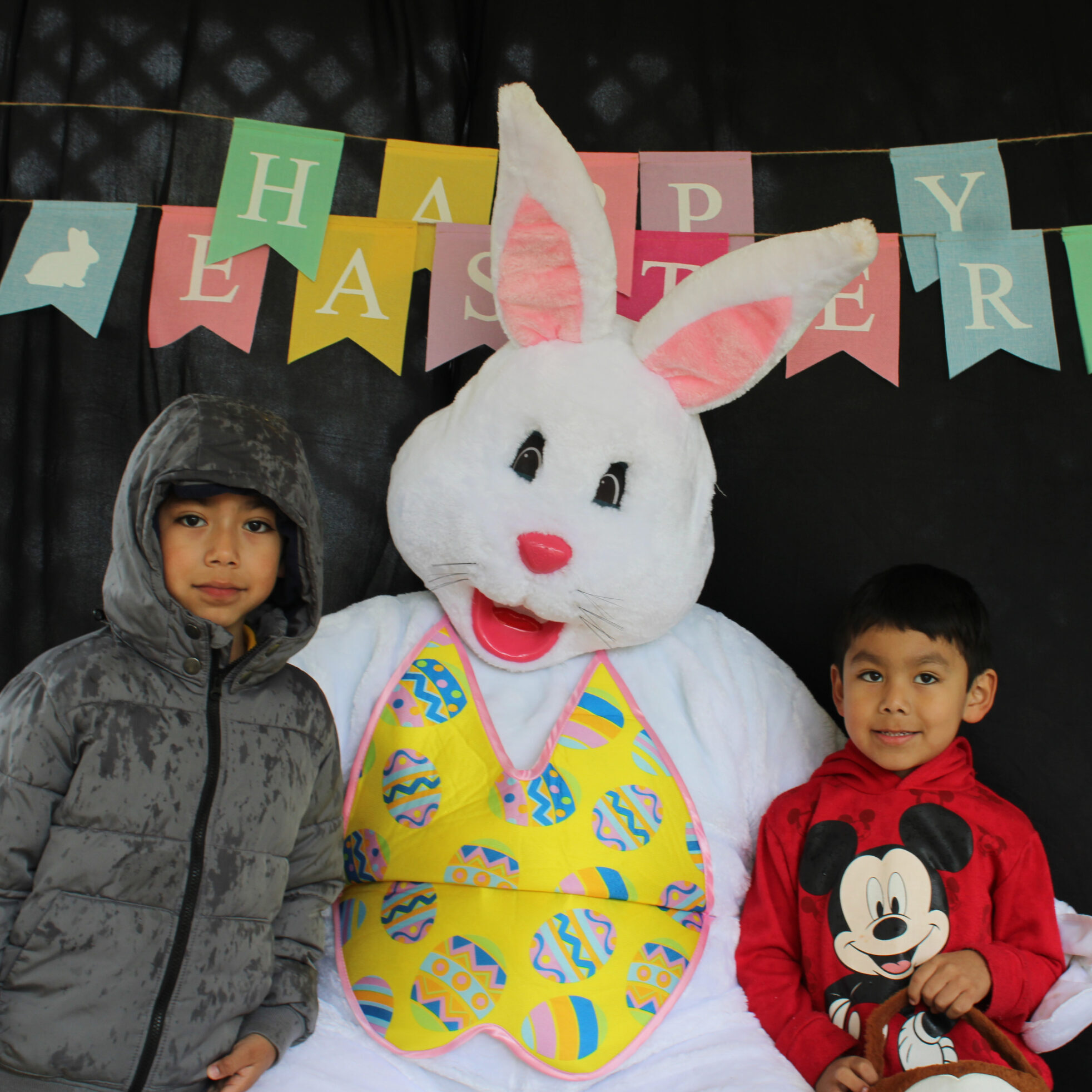 Easter Bunny With Children