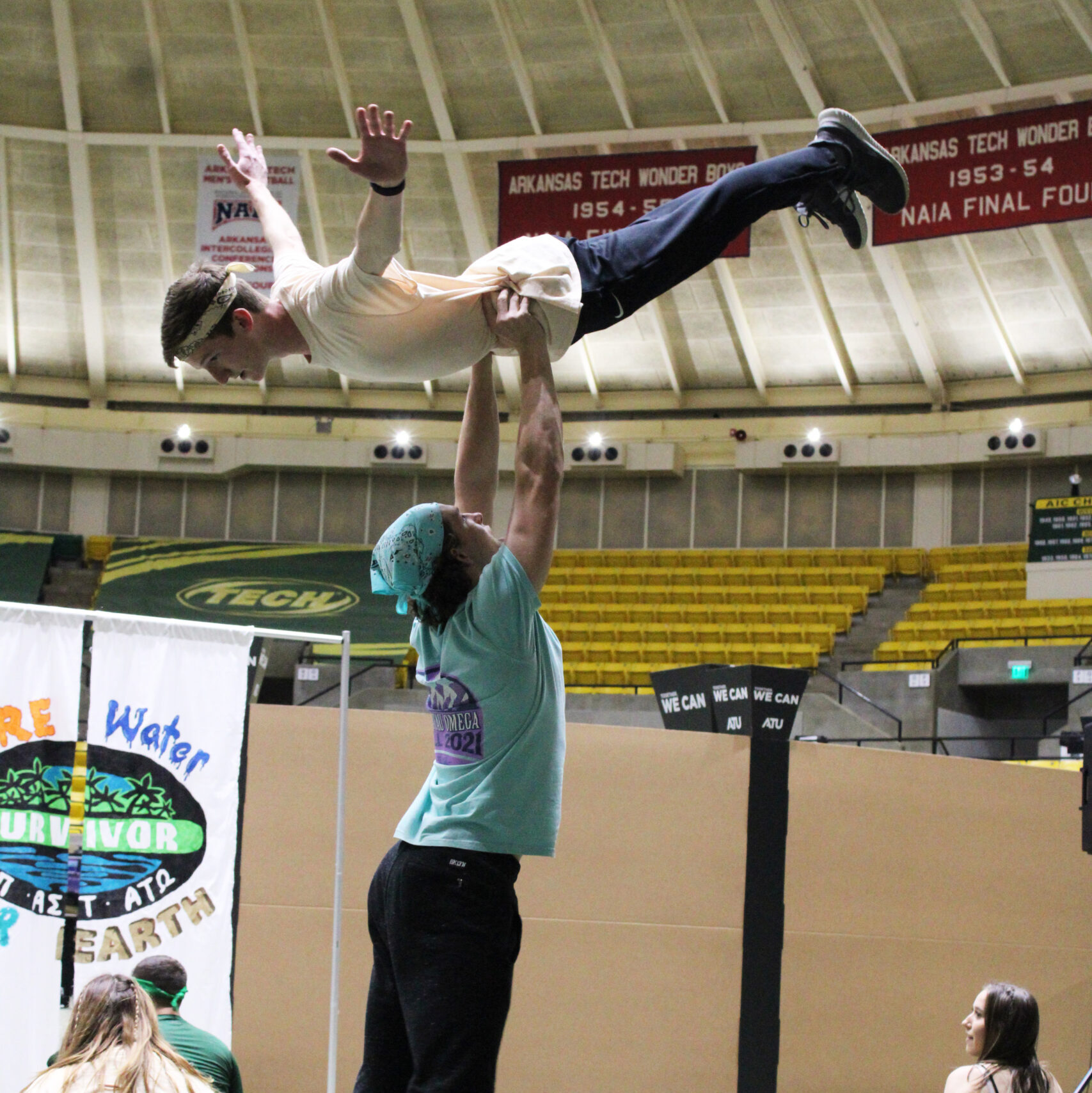 Doing a Lift at the Greek Dance