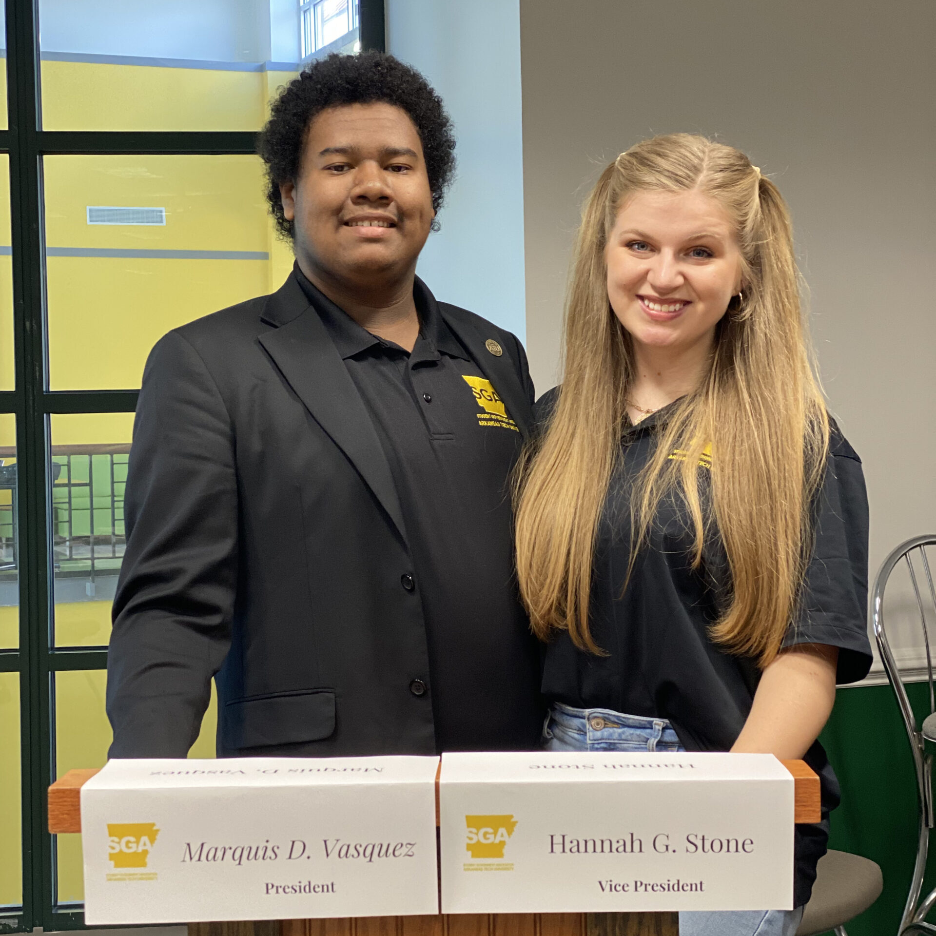 Marquis Vasquez and Hannah Stone
