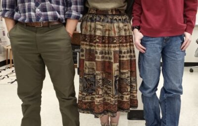 Three Students With Different Fashion
