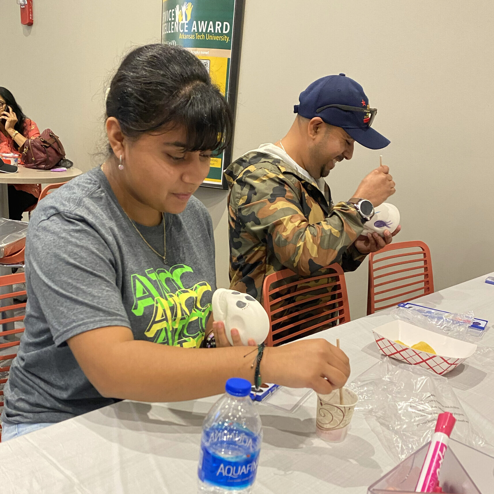 Painting Sugar Skulls for Dia de Los Muertos