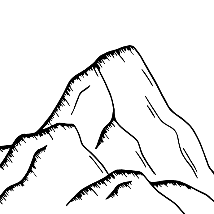 Graphic of a Mountain