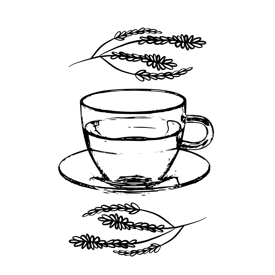 Cup of tea and some herbs