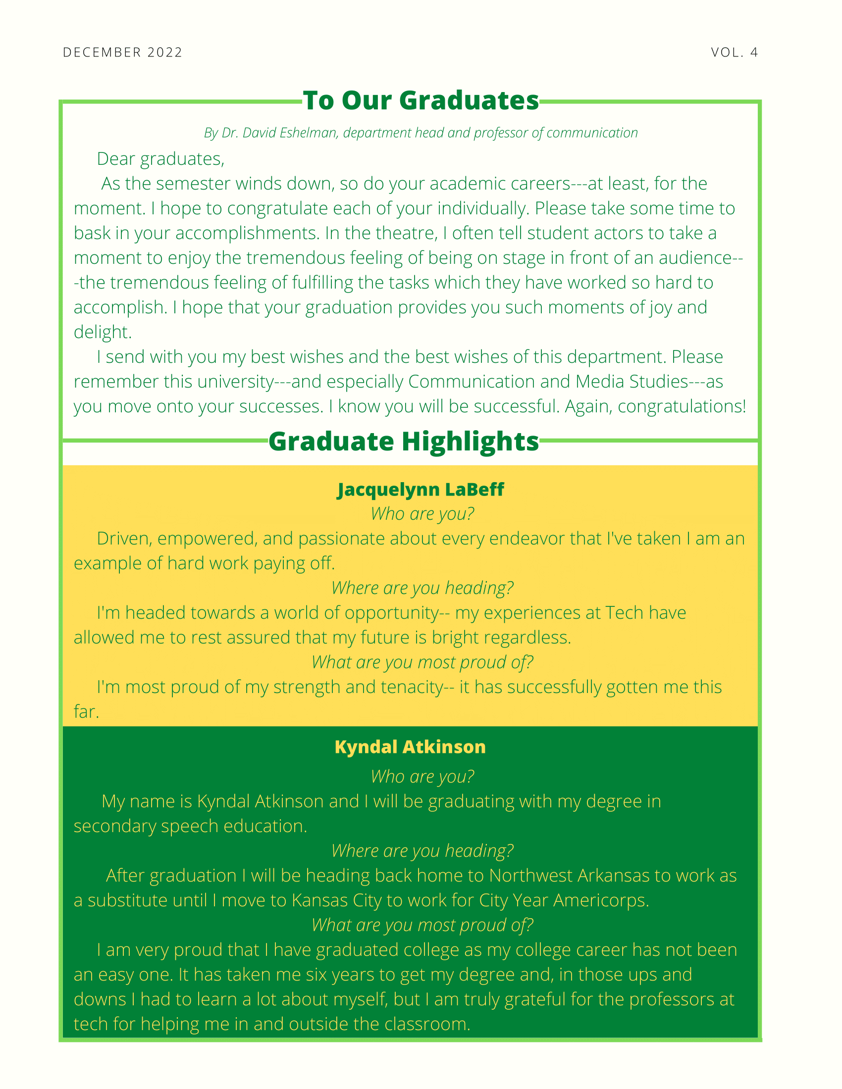 TBD Newsletter Page 2