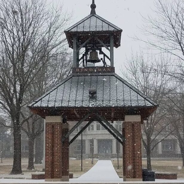 Bell Tower in the Snow