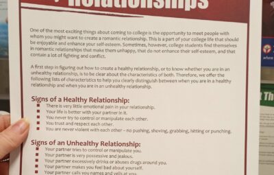 Healthy Relationships Flyer