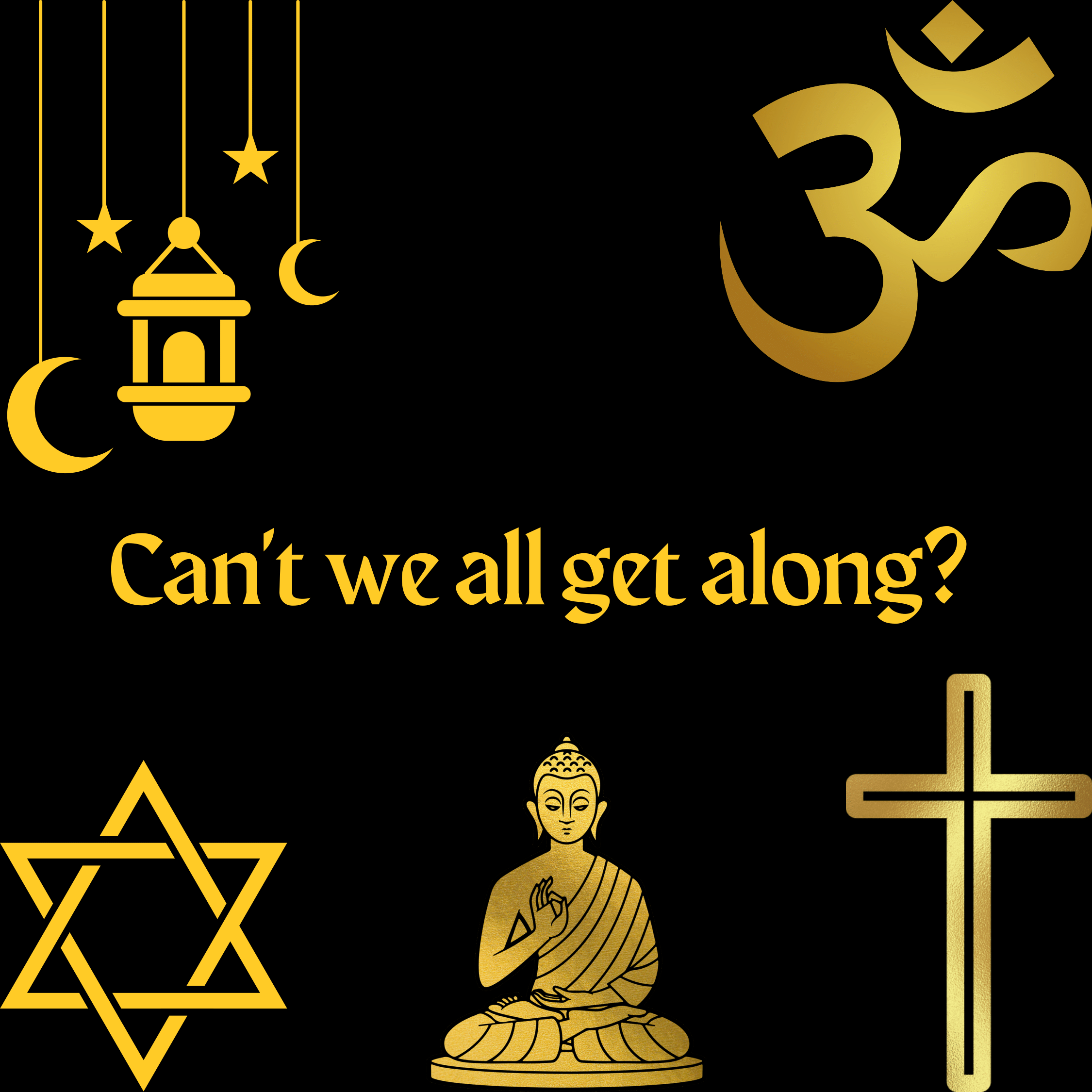 All Get Along Graphic