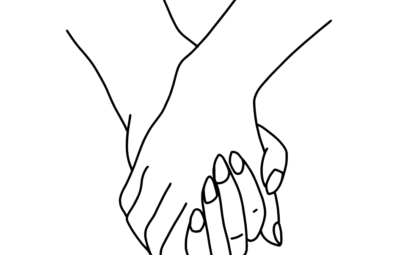 Holding Hands Graphic