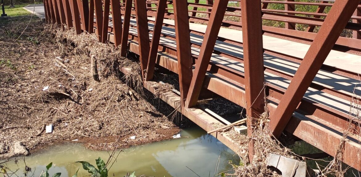 Litter at the Bridge
