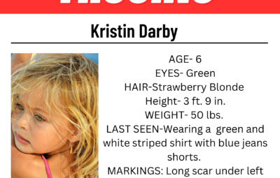 Missing Person Sign