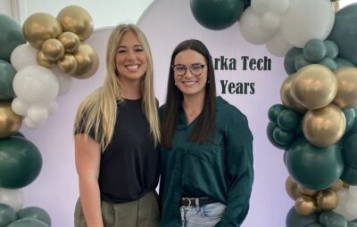 Madison Starks and Elly Stone at the Arka Tech 100 Year Celebration