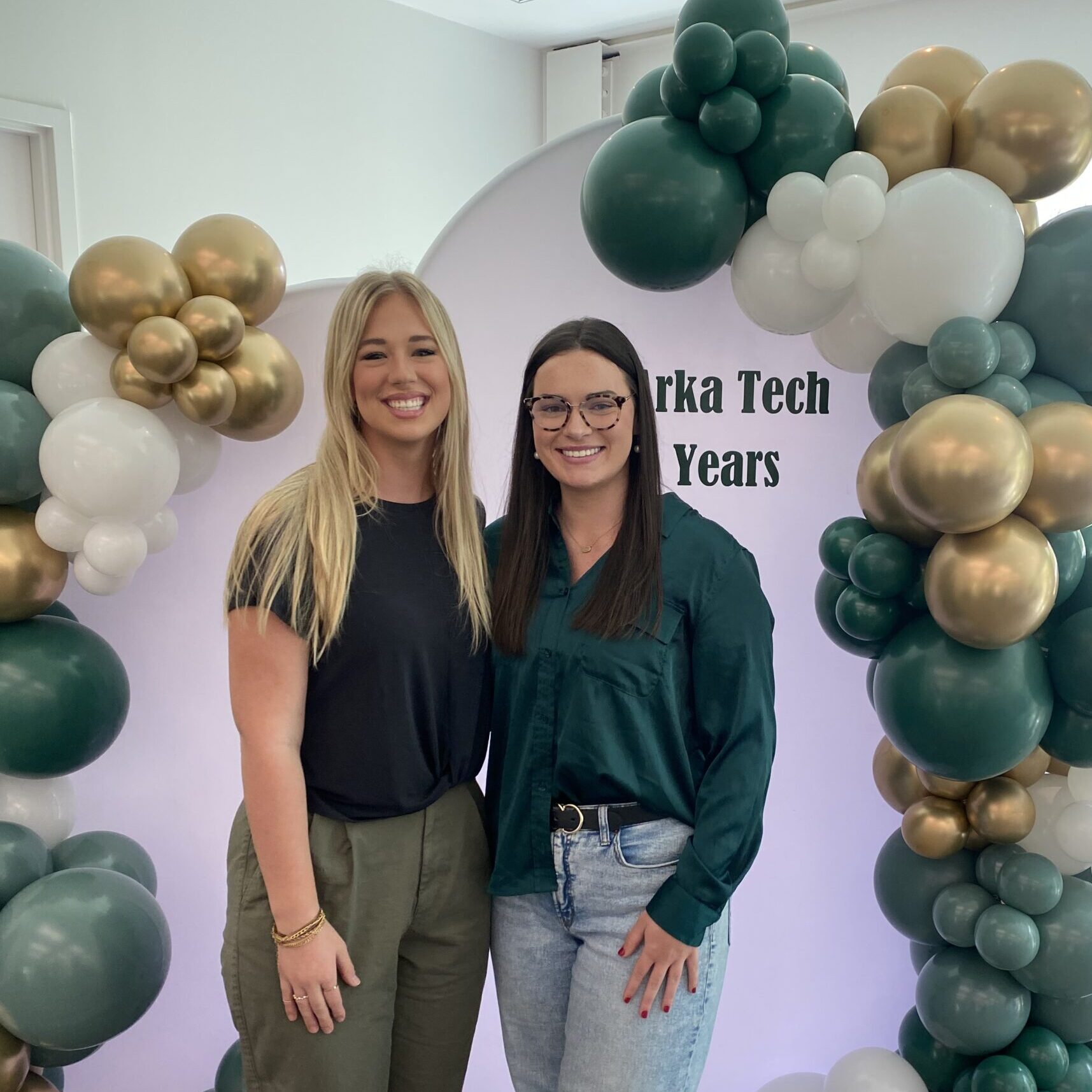 Madison Starks and Elly Stone at the Arka Tech 100 Year Celebration