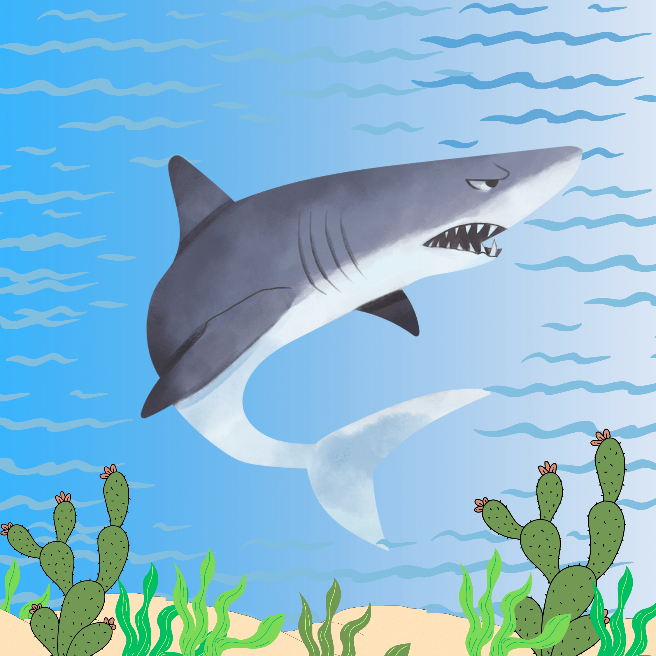Angry Shark