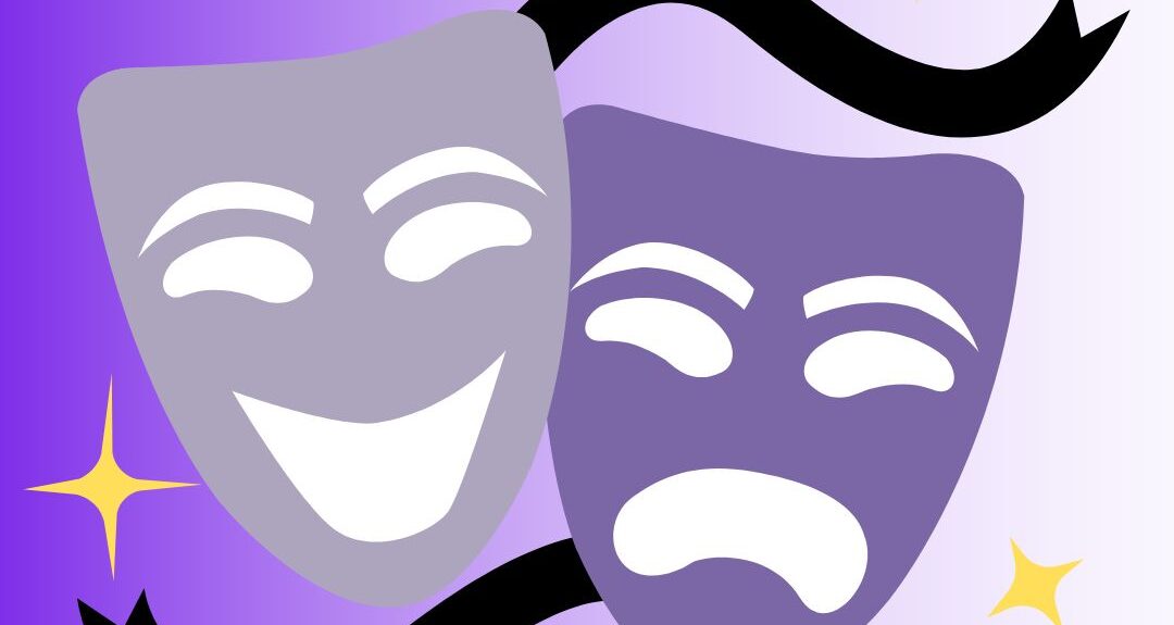 Theater Mask Graphic