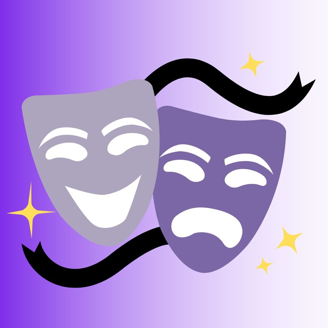 Theater Mask Graphic