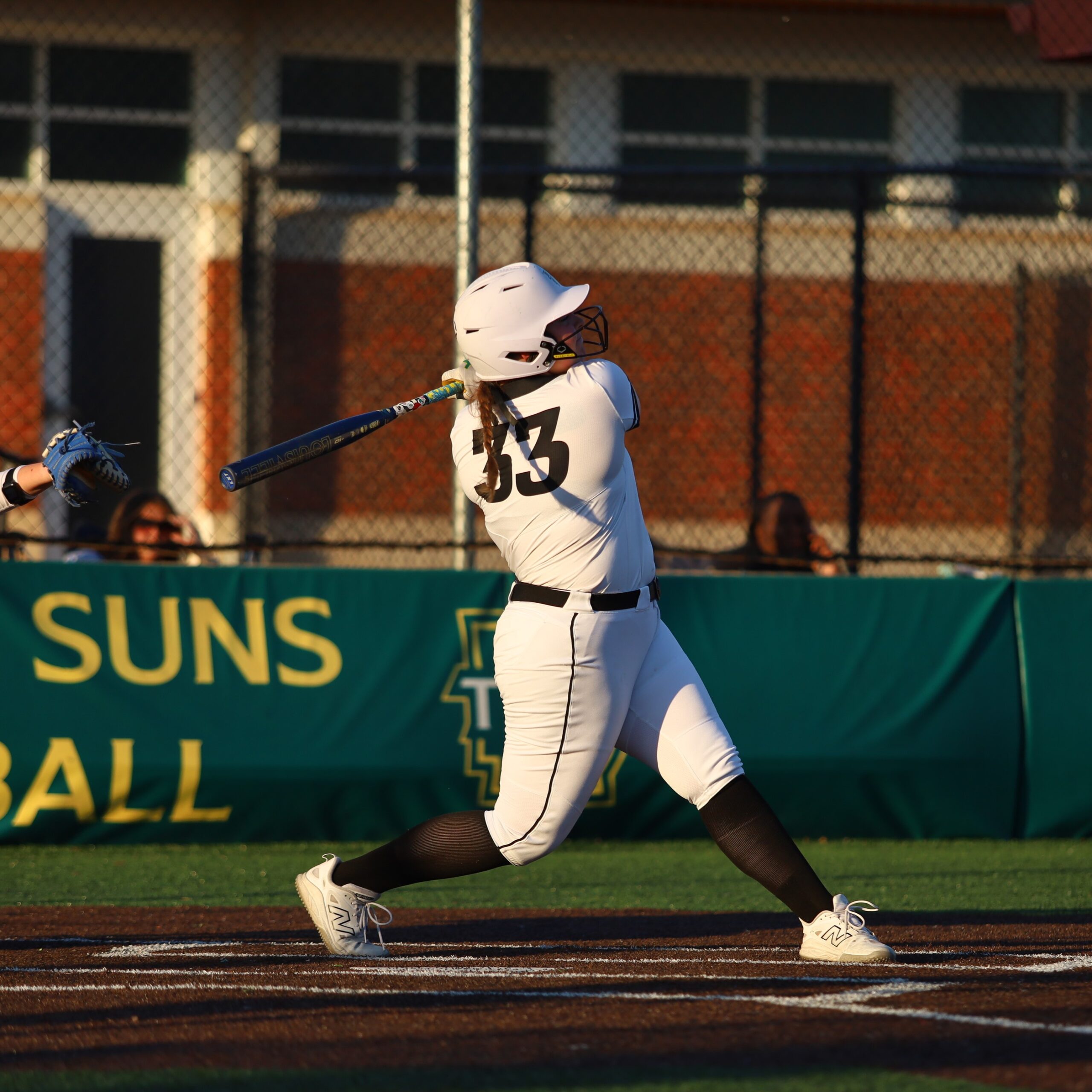 Sophomore Aly White, #33