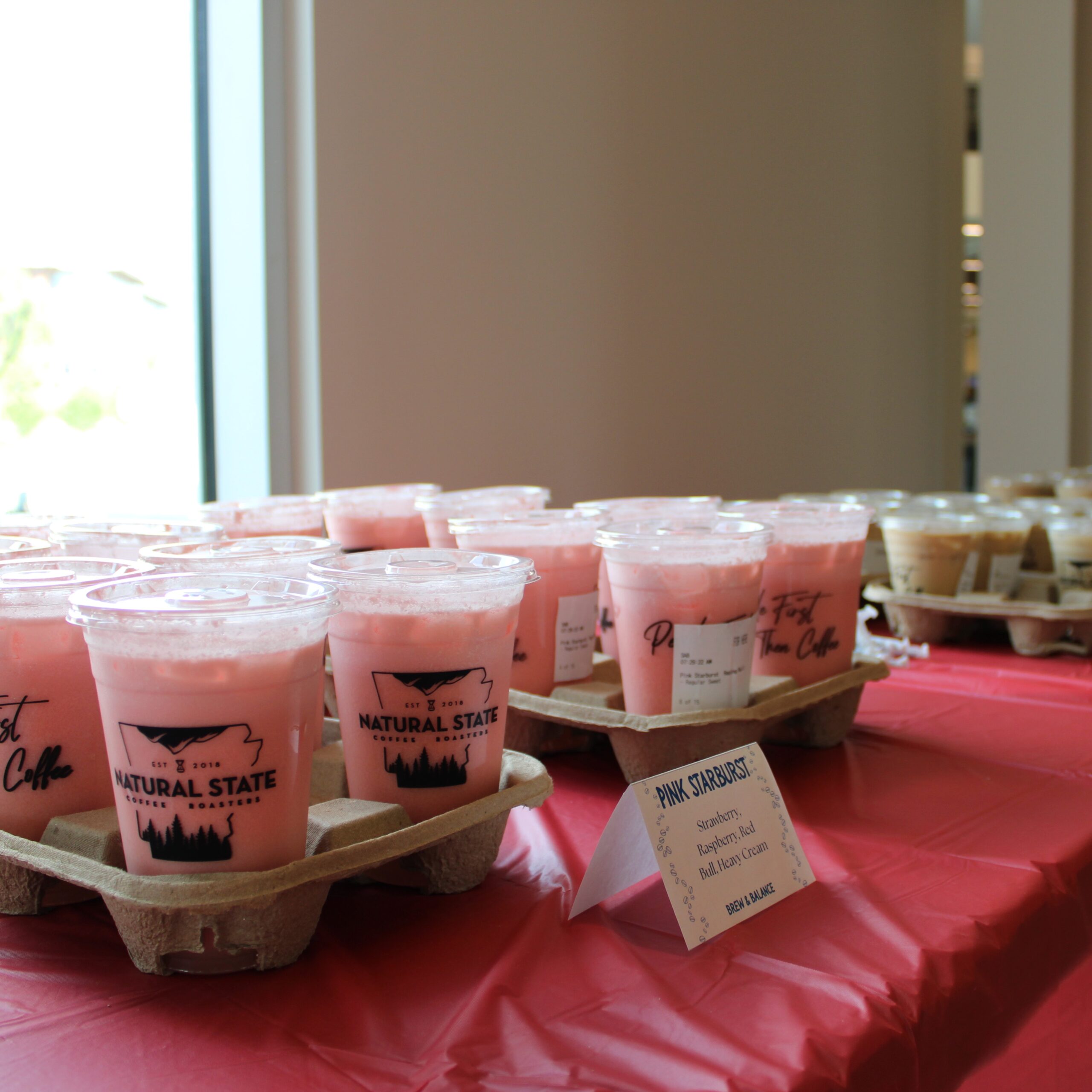 Drinks from Natural State Coffee Roasters