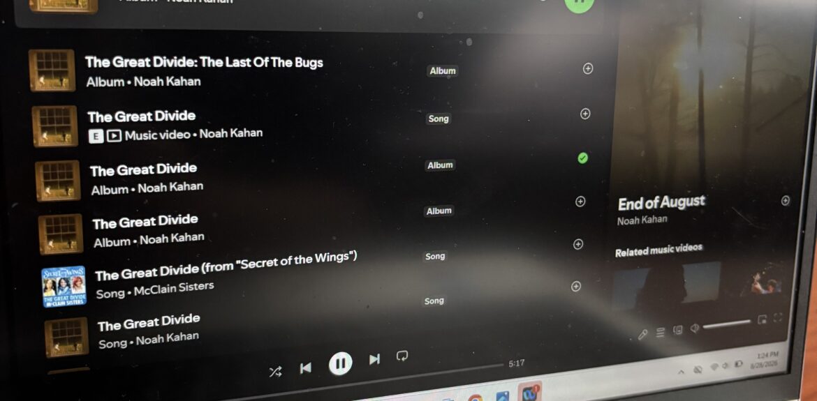 Noah Kahan's album: The Great Divide