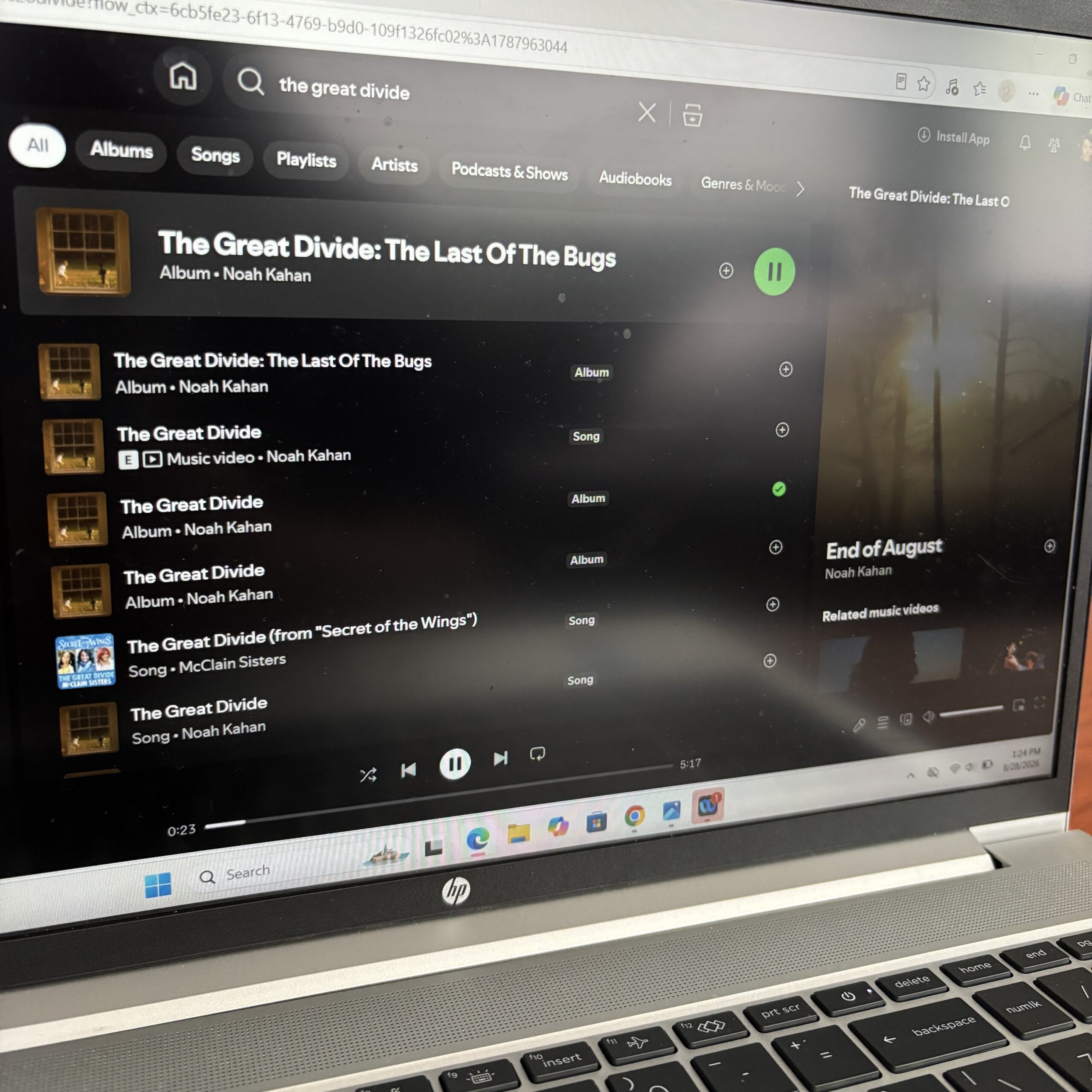 Noah Kahan's album: The Great Divide